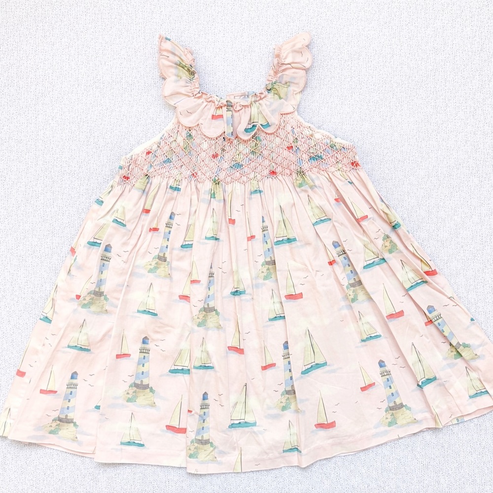 Dondolo Sailboat Print Dress